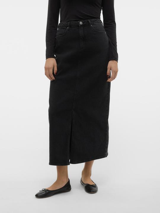 Immagine prodotto Vero Moda VMTESSA Gonna lunga a vita alta in denim (XS)