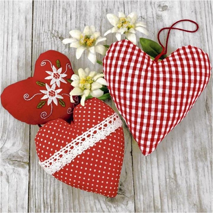 Paper + Design Papierservietten Bavarian Heart 33 cm x 33 cm, 20 Stück (20 x, 33 cm x 33 cm)