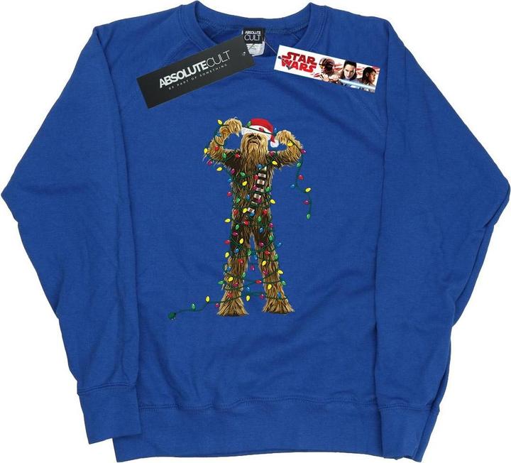 Star Wars Chewbacca Christmas Lights Sweatshirt (S)