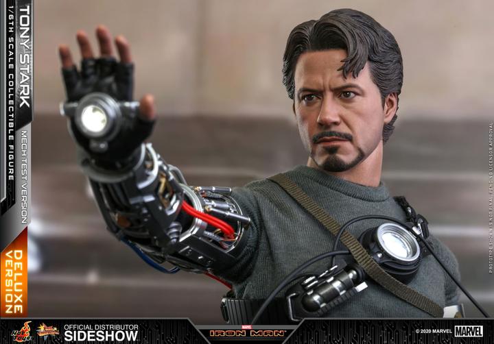 Immagine prodotto Hot Toys Iron Man "Tony Stark - Mech Test - Versione DLX" 1/6 Capolavoro del cinema