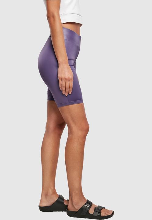 Actual product image Urban Classics Ladies Imitation Leather Cycle Shorts (XS)