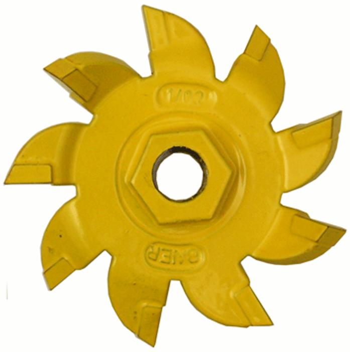 Productafbeelding BAI 55657 Euro molens voor BMF 500 type 20 geel D=23-35mm B=20mm