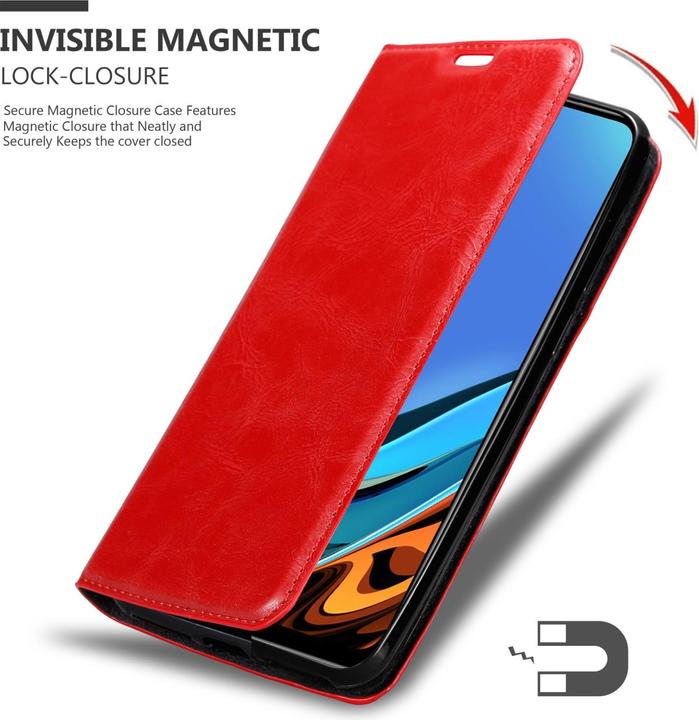 Immagine prodotto Cadorabo Libro Invis. Coperchio magnetico (Xiaomi Redmi 9T, Xiaomi Poco M3)