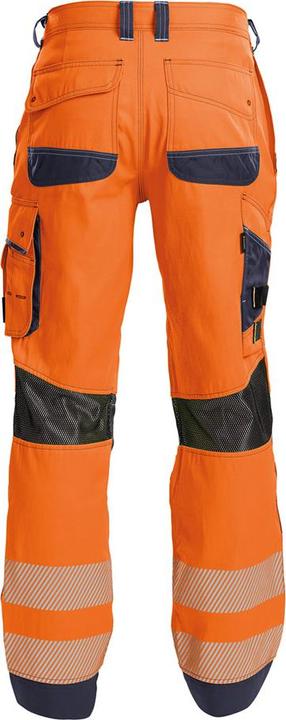 Actual product image Dassy Summer high-visibility trousers Odessa neon orange/dark blue size 48 (42)