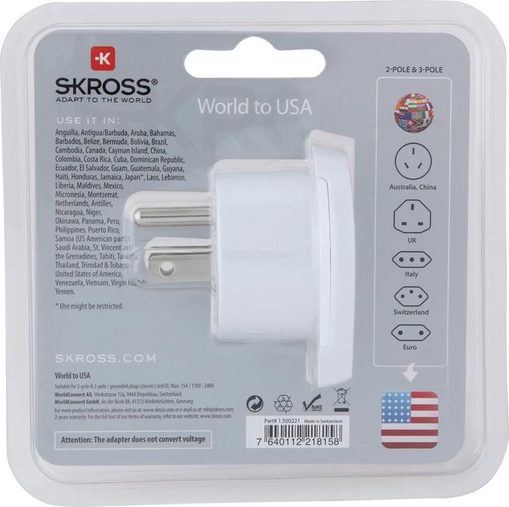 Produktbild Skross World to USA