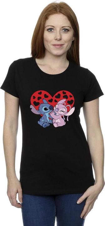 Image du produit Disney - T-shirt LILO & STITCH HEARTS - Femme (XL)