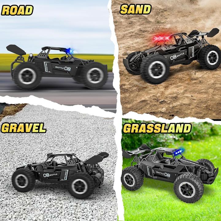 Actual product image Cbx Remote-controlled car with alloy body and LED lights