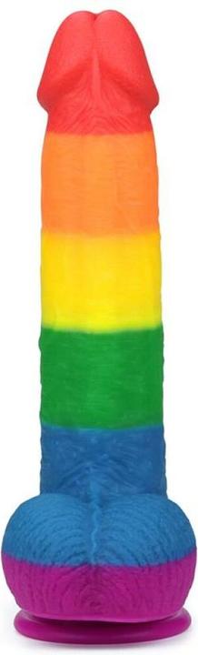 Actual product image Lovetoy Dildo Prider Liquid Silicone 9"