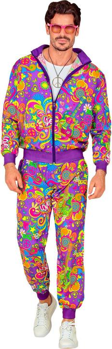 Image du produit Widmann années 60 - Hippie Flower Power Tenue de sport (L)