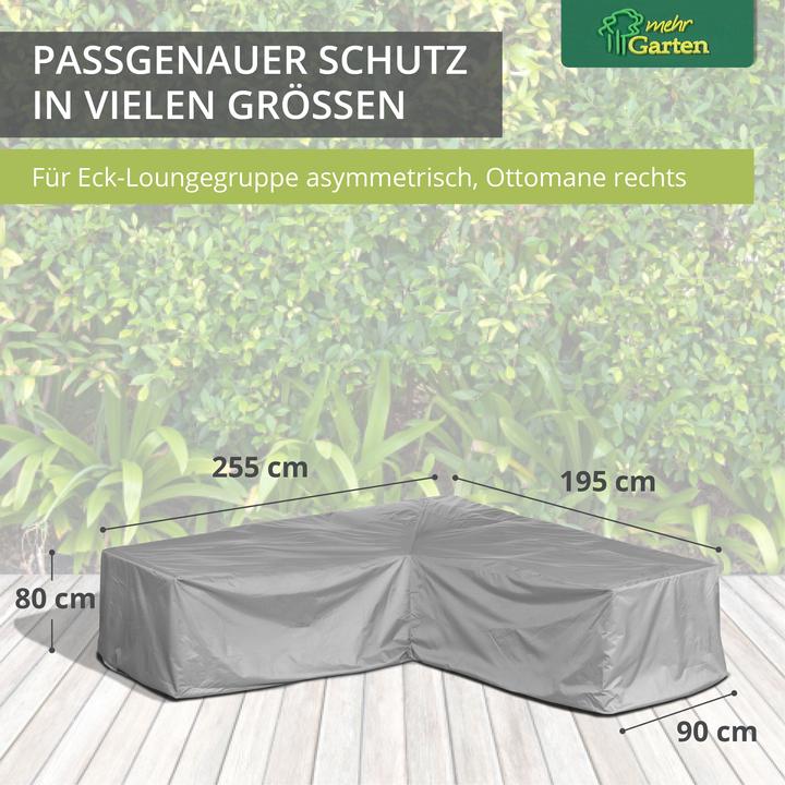 Actual product image Mehr Garten Protect lounge groups L-shape asymmetrical