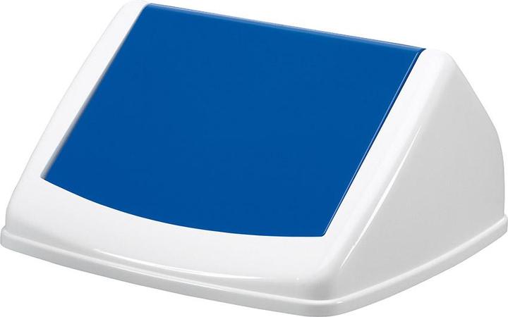 Immagine prodotto Durable Cestino per rifiuti riciclabili 40 l H747xL320xD366mm coperchio bianco blu (40 l)