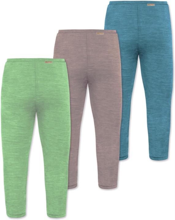 Produktbild Normani 3er Pack Baby Merino Unterhose mit Füssen - 9543 (80)