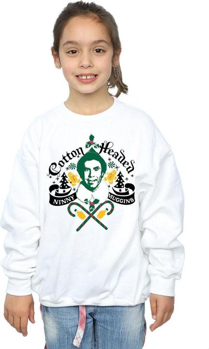 Actual product image Elf Girls Headed Ninny Muggins Sweatshirt (152, 158)