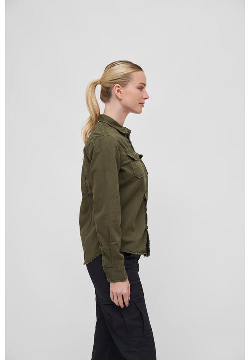 Actual product image Brandit Ladies Vintageshirt Longsleeve - 16245 (XS)