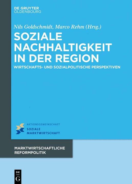 Produktbild Soziale Nachhaltigkeit in der Region (Deutsch, Nils Goldschmidt, Marco Rehm, 2022)