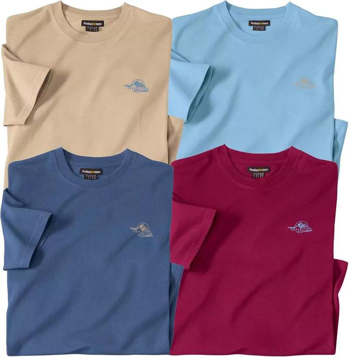 Atlas For Men Adventure TShirt (4erPack) (XL)