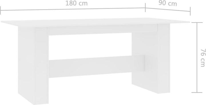 Actual product image VidaXL Klaudia (180 x 90 x 76 cm)