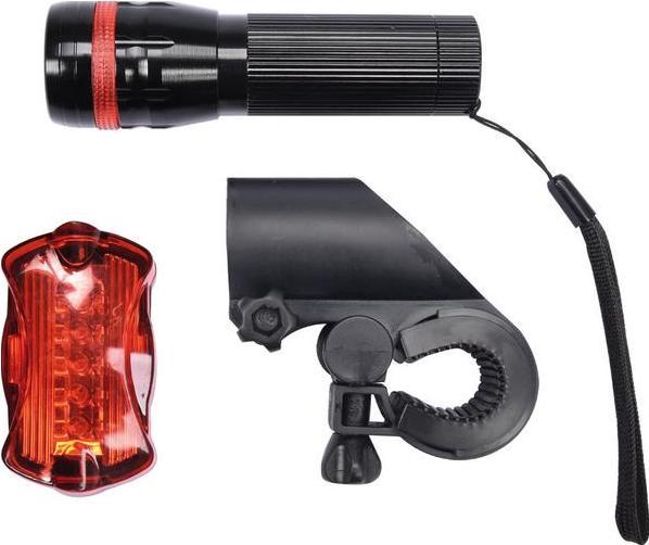 Vorel Bicycle lamp set front + rear 3W 5 LED 150lm 3x1.5VAAA+2x1.5V (88422) (150 lm)