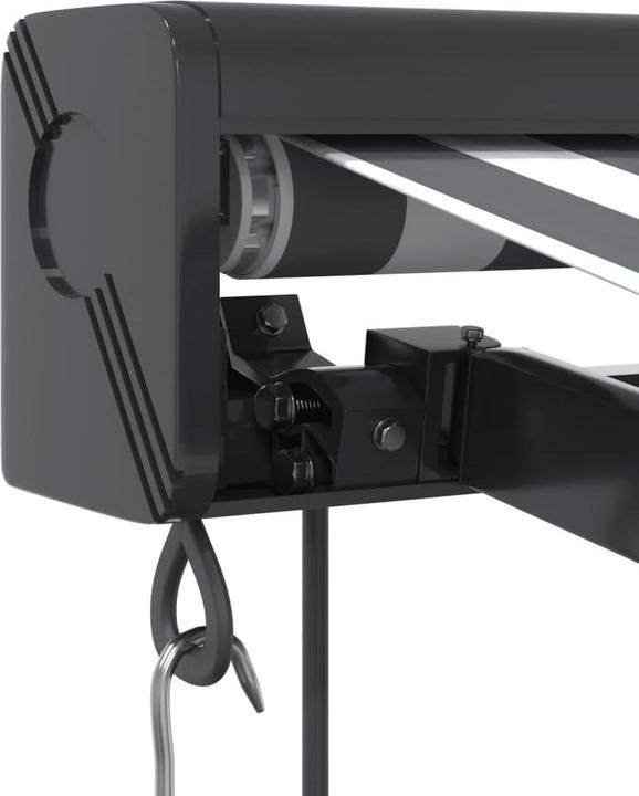 Image du produit VidaXL Markise Einziehbar Gelenkarmmarkise Sonnenmarkise Anthrazit Weiss Stoff (5 m)
