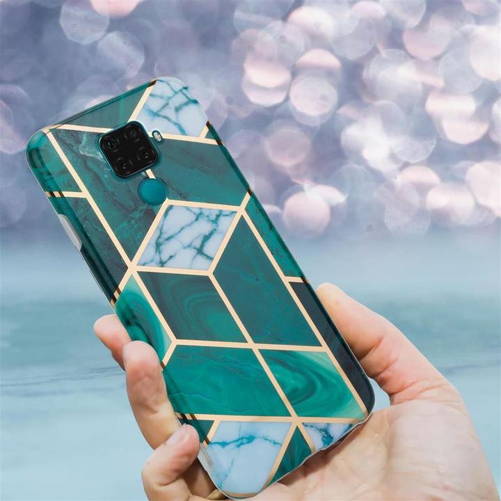 Actual product image Cadorabo IMD TPU Colorful Marble Cover (Mate 30 Lite)