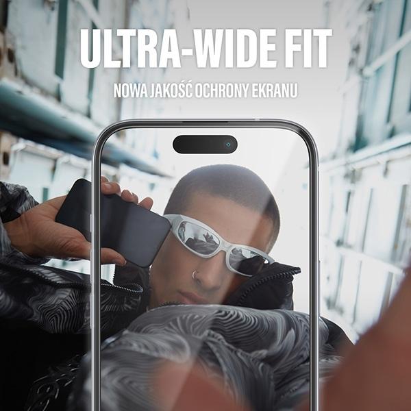 Actual product image PanzerGlass SAFE. Screen Protector iPhone 2023 6.1" Pro Ultra-Wide Fit (1 Piece, Apple iPhone 15 Pro)