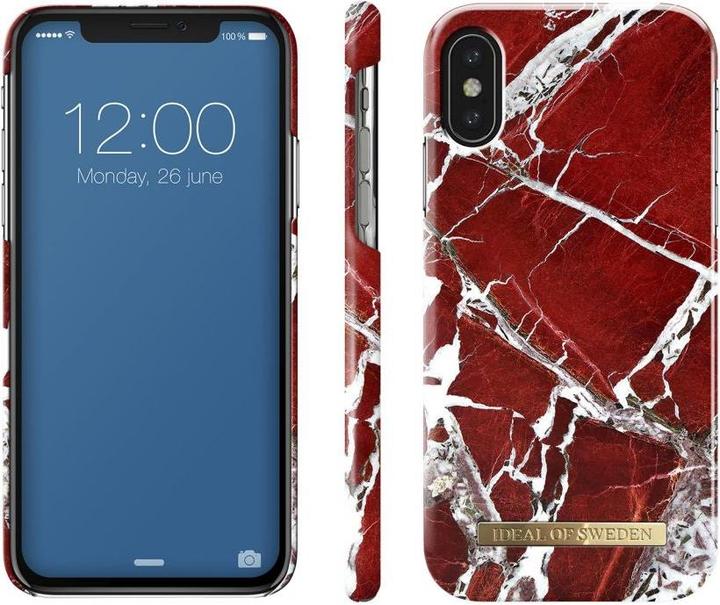 Actual product image iDeal Of Sweden Scarlet Red Marble (Apple iPhone X, Apple iPhone XS)