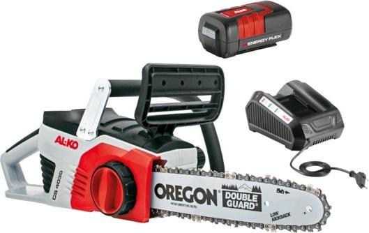 AL-KO Battery chain saw 36 V CS 4030 complete set, 30 cm bar length, Li-Ion battery 5 Ah/40 V (Battery chain saw)
