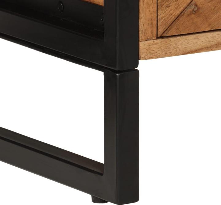 Produktbild VidaXL Badschrank Akazie und Eisen (40 x 30 x 60 cm)
