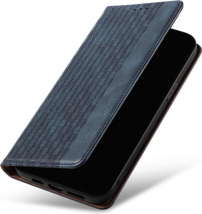 Immagine prodotto Hurtel Cinturino con magnete Custodia iPhone 14 Pro Flip Wallet Mini Lanyard Stand Blu (Apple iPhone 14 Pro)