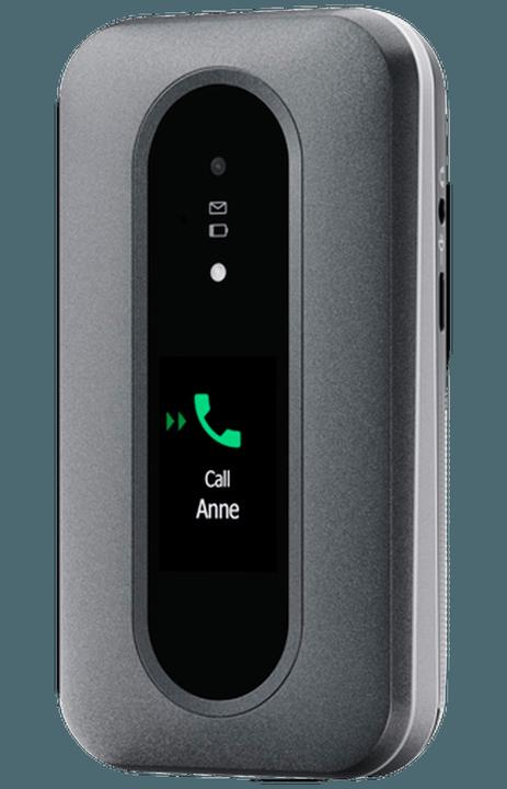 Actual product image Doro Leva L30, Clamshell, Single SIM, 7.11 cm (2.8"), 2 MP, 1150 mAh, Black, White (2.80", 2 Mpx, 4G)