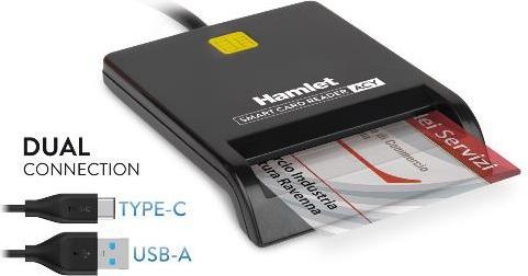Actual product image Hamlet Huscr-Acy (USB-C, USB)
