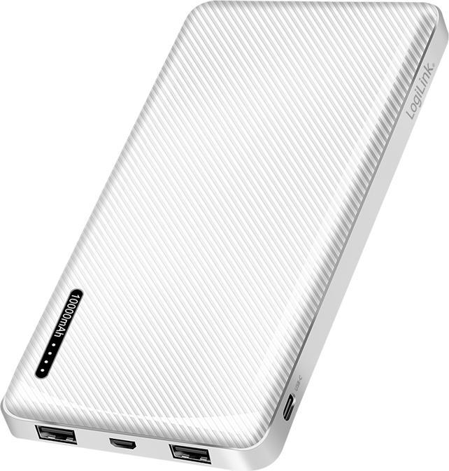 Produktbild LogiLink POWERBANK PA0316, 10.000mAh, 2-fach USB-A Ausgang (10000 mAh, 12 W)