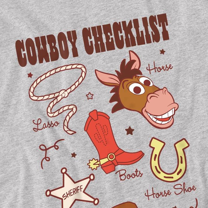 Actual product image Toy Story Childrens/Kids Checklist Cowboy T-Shirt (128)