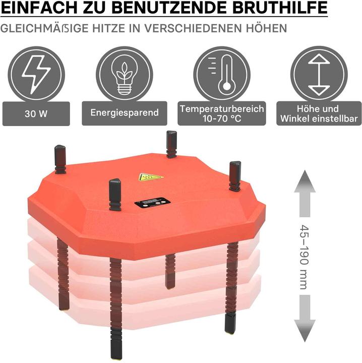 Actual product image Fudajo Küken-Wärmeplatte (30 W)