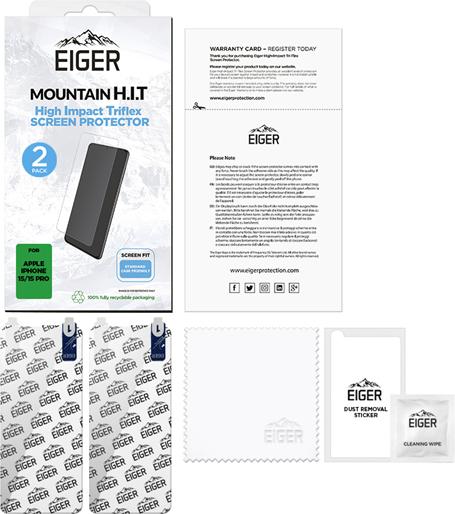 Produktbild Eiger Mountain H.I.T (2 Stück, Apple iPhone 15 Pro, Apple iPhone 15)
