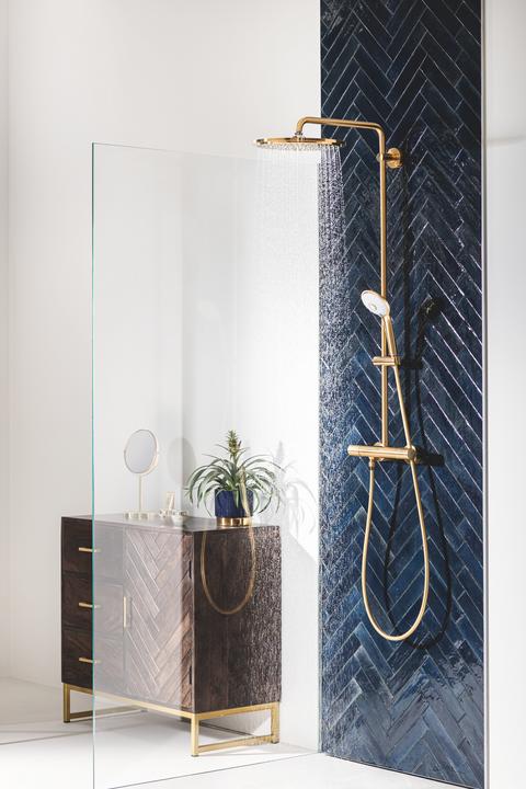 Immagine prodotto Grohe Sistema doccia EUPHORIA SYSTEM 310 m termostato Cool Sunrise spazzolato