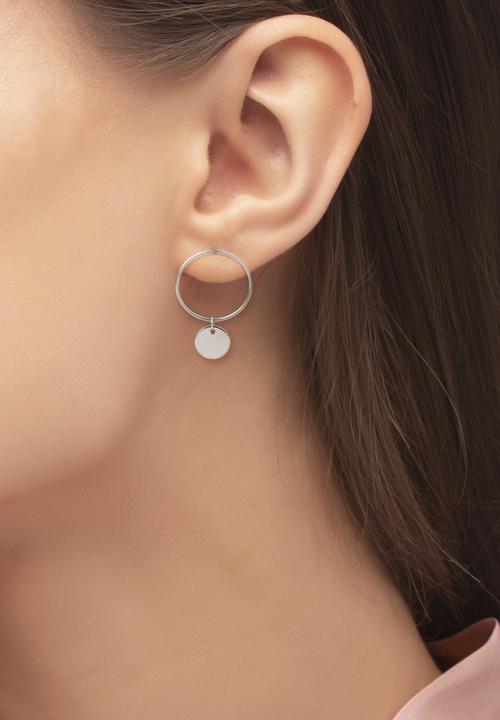 Actual product image Heideman Gaia silver color polished (100% stainless steel)