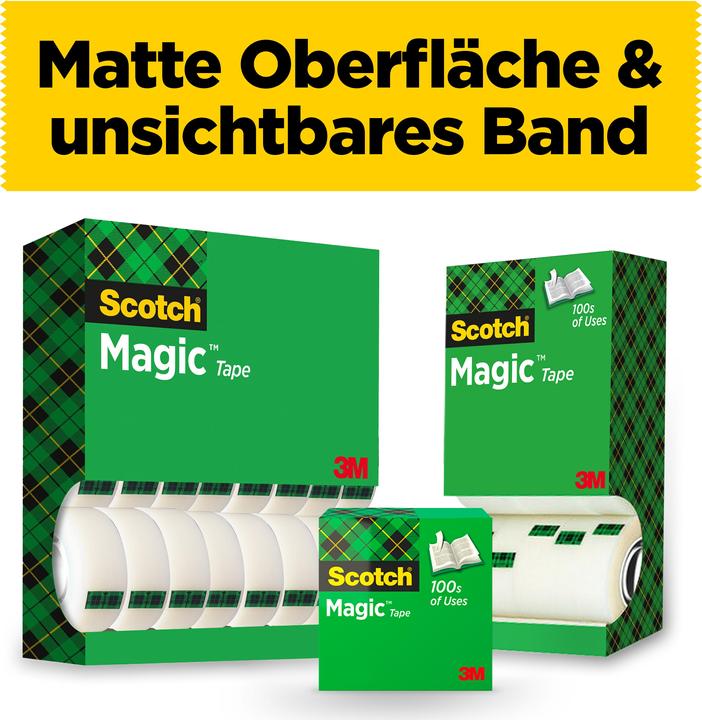 Produktbild Scotch Magic Klebeband Vorteilspack (19 mm)