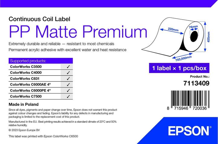 Epson Pp Mat Etiket Prem Coil