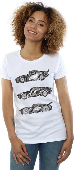 Image du produit Disney - T-shirt CARS TEXT RACERS - Femme (M)