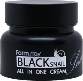 Produktbild Farm Stay FARMSTAY Black Snail All in One Cream krem do twarzy all-in ze śluzem ślimaka 75ml (75 ml, 24h Creme)