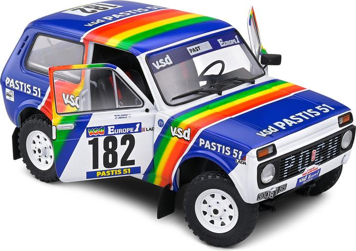Produktbild Solido 1:18 Lada Niva Paris-Dakar #182 weiss