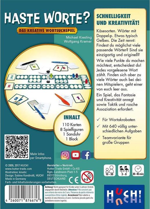 Produktbild Haste Worte (Deutsch)
