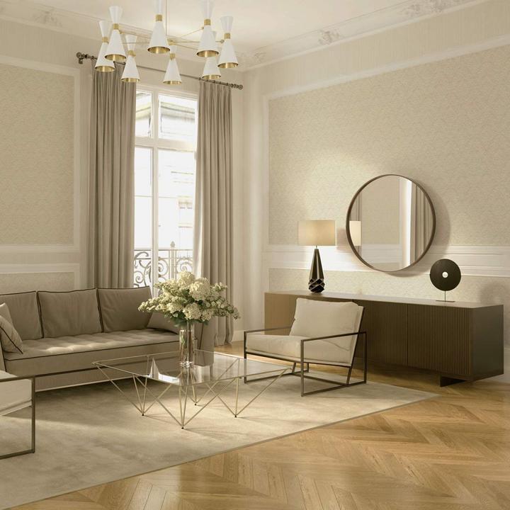 Actual product image Architects Paper Flocked Castello 2 (53 x 1000 cm)