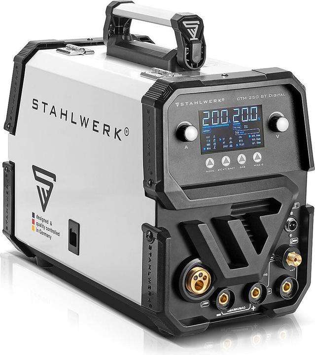 Immagine prodotto Stahlwerk CTM-250 ST Saldatrice combinata digitale 5-in-1 con inverter da 200 A
