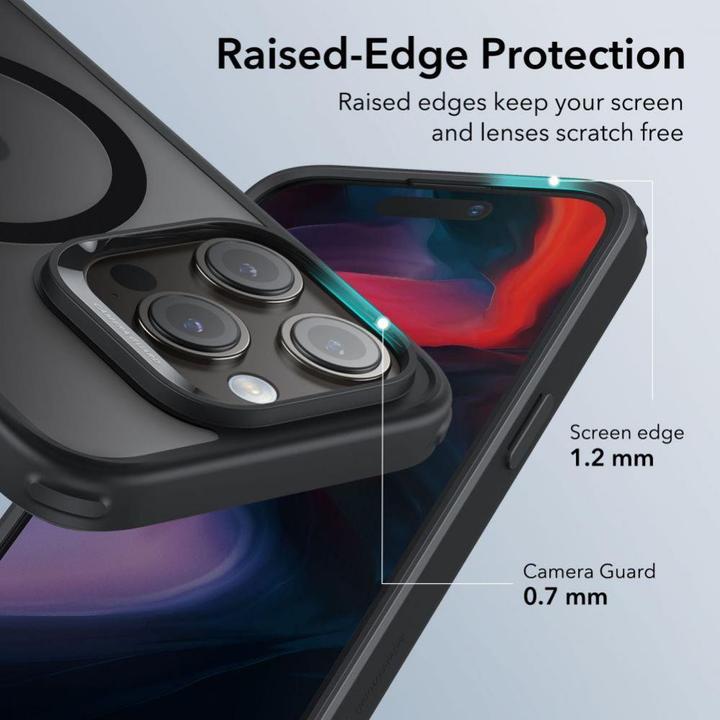 Actual product image ESR Ch Halolock Magsafe Iphone 15 Pro Frosted Black (Apple iPhone 15 Pro)