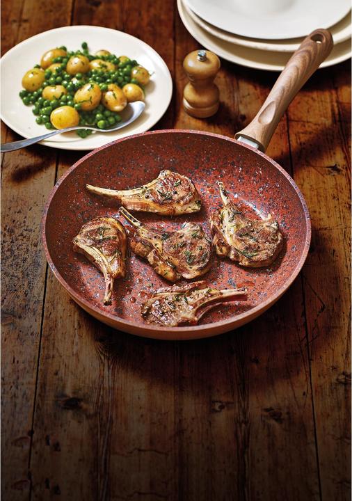 Actual product image Livington Copper & Stone Pan (25 cm, Frying pan, Copper, Aluminium, Steel)