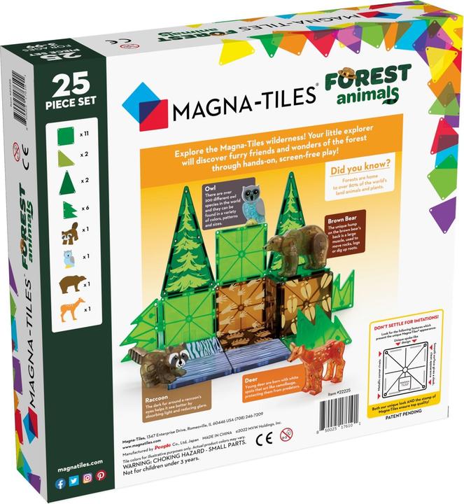 Produktbild Magna-Tiles Wald-Tiere Set