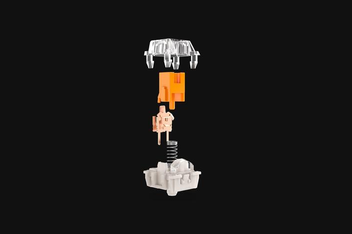 Actual product image Razer Orange switch set (orange/transparent, 36 pieces) (Eng. Int., Cable)