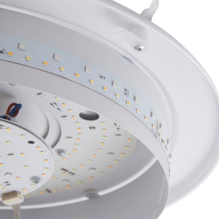 Actual product image Lindby Felecina LED ceiling light, Ø 50.5 cm, RGBW (1800 lm)